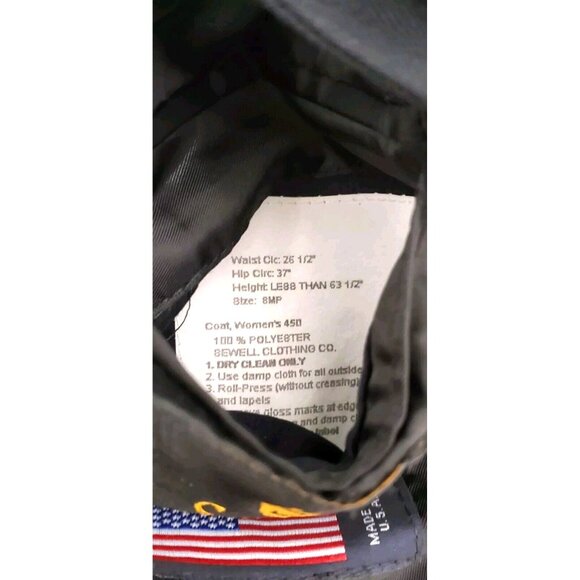 Sewell Women's Army Enlisted Dress Blues Service Uniform Jacket/Coat | 8MP - Picture 8 of 8